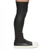 Femme Over the Knee Boots Designer Femme Slip on Slip On plus taille Femme Bottes noires