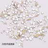 Random Styles Nail Art Jewelry 3D Charms Red/White/Mocha Color Diy Alloy/Zircon Mixed Style Manicure Accessories#E45