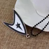 Pendant Necklaces Triangle Trek Necklace Space Exploration Amulet Colour Star Metal Jewelry For Men Women Fashion Accessaries