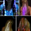 Andere LED Butterfly Hair Clips 6/ Light Fiber Optic Braid BRASTE GLOWENDE HAARPIN Extensions for Girl and Women Party FAVERS FESTIVA AMZTL