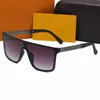 Дизайнерские солнцезащитные очки мужские роскошные авангарды 8286 зеркальный отпечаток квадратный солнце