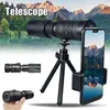 Super Telepo Zoom Monokular-Teleskop, tragbares Teleskop, Monokular-Teleskop für Reisen, unterstützt Smartphone zum Fotografieren 201028
