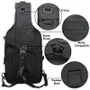 Tactical Shoulder Bag Molle Camouflage Sling Army Bags Military Hiking Camping Pack Assault Bag Fishing Hunting Backpack