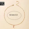 2022 Charms Schmetterling Mond Anhänger Neckalce für Frauen Glänzenden Strass Herz Brief Blatt Kette Halsband Hochzeit Schmuck Kragen