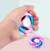 Fidget Push Bubble Board Toys 2022 New Colorful Sensory Simple Dimple Fidgets Finger Play Game Anti Stress Sucker Fidget Spinner Children's Decompression Toy 25