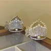 S3132 Gioielli di moda Hairpin Barrettes Rhinestones Funl Crown Crown Clip for Women Girl Canyte Cotail Clip Clip Chiesa Accessorio per capelli
