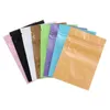Plastic Self Sealing Zipper Bag Aluminum Foil Food Snack Package Reuseable Packing Pouch Smell Proof Storage Bags packaging