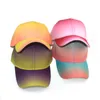 Chapeaux de fête Chapeau dégradé coloré 5 Styles personnalité Casquette de baseball réglable chapeau de soleil adulte Europe et Amérique