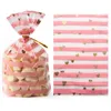 Emballage cadeau Style 20 28cm grand sac d'emballage Biscuits en plastique colorés biscuits bonbons pour noël fête d'anniversaire cadeau