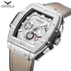 Orologi da polso ONOLA Classic Quartz Watch Man 2022 Lumious Tonneau Square Big Orologio da polso Business Casual Disigner For