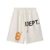 Men's Fashion gallerydept shorts Number 8 Printed Men and Women's Oversize Shorts Half Beach High Quality