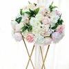 Party Decoration Silk Rose Peony Hydrangea Flower Ball For Wedding Table Center levererar DIY Road Lead Craft Backdrop Decoration Party