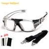 Gafas de baloncesto para miopía Gafas deportivas Ojo de fútbol Anticolisión Gafas de entrenamiento extraíbles Ciclismo 220527