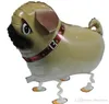 Walking Pet Pallon Party Supply Animal Elio in alluminio Film fumetto palloncini multicolore adorabile foresta animale di compleanno di compleanno ee