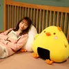 Ny vacker risbollform Sushi Chicken Duck Plush Kudde leksaker mjuk fylld tecknad djur triangel soffa födelsedagspresent j220704