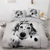 3D Luxury Bedding Set Customkingeuropeusaduvet Cover SetQuiltBlanket Cover Setbed Set Animal Golden Dogdrop Ship duvet Cover 220616