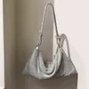 Poignée Brillant Cristal Strass sacs Soirée embrayage Sacs à main et sac à main luxe Designer argent Épaule Hobo Sacs fête 220526 3708