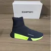 GAI knitted elastic Socks boots Spring Autumn classic Sexy gym Casual women Shoes Fashion platform men sports boot Lady Travel Thick sneakers Large size 35-45 With box