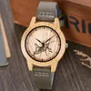 Relojes de pulsera Reloj de madera de imitación vintage Caballo Hombres Mujeres Reloj de pulsera de madera de imitación Banda de cuero suave Reloj de pulsera de cuarzo masculino RelojWristwatc