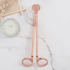 Factory wholesale 7 inch 18cm5 color stainless steel scissors scented candle fire extinguishing tool wick candles trimmer wicks scissors