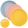 Baby Feeding Trays Firmly with Suction Cups Children's Silicone Tableware Discs Home Dining Trays Non-Slip Bowl Baby Accessories 220512