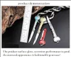 11 färger Nyckelform Mini fällkniv Utomhus Saber Pocket Fruktkniv Multifunktionell nyckelringskniv schweiziska självförsvarsknivar EDC-verktyg