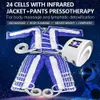 3 In 1 Lymphatic Drainage Body Infrared heating Sauna Pressotherapy Slimming Suit Therapy System Air Pressure Pressoterapia Massage Blanket Machine For Clinic