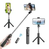 S03 Mini Esnek El 360 Kablosuz Selfie Stick Tripod Monopod