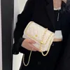 Ontwerpers Tassen Luxurys Women Handtas Schoudertassen Hoogwaardige ketting Lady Wallet Casual en veelzijdige vierkante handtassen 2 Kleuren Stijl Zeer mooi