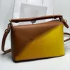 Mini -bolsas de alta qualidade Mini bolsas de tamanho médio grande puzzl borda calfskin saco de ombro gradiente de cor geométrica Bolsas de estilo espanhol de moda da moda