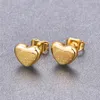 20 Mix Styles Top Quality Classic Style Women Lover Heart Studs Luxury Titanium Steel Earrings Wedding Party Gifts Partihandel