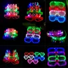 Lunettes LED de fête brillent dans le noir Halloween noël mariage carnaval accessoires de fête d'anniversaire accessoire néon clignotant jouets