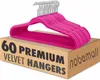 Nobemall Premium nonslip Velvet Hangers Suit Hangers for Coat6611827