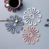 Placemat Pad Creative Flower Petal Coasters Mutfak Masası Paspaslar Coaster Kase Paspaslar Isıya Dayanıklı Sıcak Yalıtım Anti-Sıvma Ped