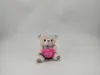 Animación Plush Toy Little Colorfle Bear Animation Stars Cartoon Snowball Muñeca Soft Cnughed Alta calidad elástica Cómoda