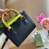 Bamboo bag designer bags Woman 2022 Retro Diana small Mini Womens Handbag large Luxury women shoulder crossbody bag Totes