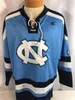 XFLSP College Custom Unc North Carolina Tar Heels Stitched Hockey Jersey 21 John Beeson 8 Joshua Carlson 91 Noah Friedman 65 Jake Weiland 92 Daniel