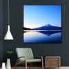 Schneeberge, Seen unter blauem Himmel, 1 Stück, moderne Heim-Wanddekoration, Kunst-HD-Druck, Gemälde auf Leinwand für Wohnzimmer