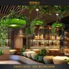 ペンダントランプモダンな植物シャンデリアガーデンノルディックアートレストランオフィスホームデコレーション屋内照明