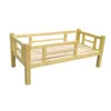 Solid Wood Single Beds for Children with Guardrail Safe Environmeantal