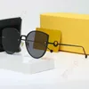 2022 New Cat Eye Sunglasses Fashion Retro Metal Frame Small Sun Glasses UV400 Protection Eyewear Trendy Streetwear Havana Sunglasses Lunette de Soleil