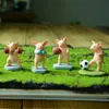 Simulação criativa engraçada Miniaturas Fatuetas Piggy Ornamentos de mesa Dono de carro Dono de carro Presente de aniversário para decoração de professores Modelo 220426