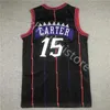 NCE 15 Carter 남자 23 Michael Basketball Jersey Classic Vintage Scottie 33 Pippen Dennis 91 Rodman Allen 3 Iverson 21 Duncan Jerseys