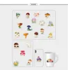 100 pcs/set water bottle Stickers original mushroom For Skateboard Car Laptop Pad Kids Bicycle Motorcycle Helmet Decor Guitar PS4 Phone Decal Pvc Sticker