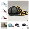 8Style Snake Baseball Hat Cow Print Leopardひまわりキャップセラプメッシュキャップファッションストライプサボテンハット屋外SunhatGGA3662-3ドロップ配信