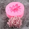 Sun Flower Daisy Rose Peony Orchid Silikon Forma DIY Bupper Topper Fondant Cake Dekorowanie