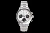 Montre vintage TW diamètre 37mm avec 7750 secondes chronométrées mouvement manuel mécanique miroir saphir plaque panda couleur aiguilles lumineuses