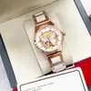 Fashion Mechanical Women's Watch 32mm Sapphire Mirror Ceramic Inter-staal keten Rose Gold Dial Lumineuze waterdichte beweging eenvoudige prachtige hoge kwaliteit 22