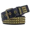 Belts High Quality Women Fashion Punk Chain Belt Adjustable Row Hole Eyelet Waistband With Decorative BeltsBelts Smal22