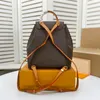 2022 Fashion Designer Bags Backpacks Embossed Leather Women's Handbags Luxury Vintage Shoulder Crossbody High Quality Tote Bag